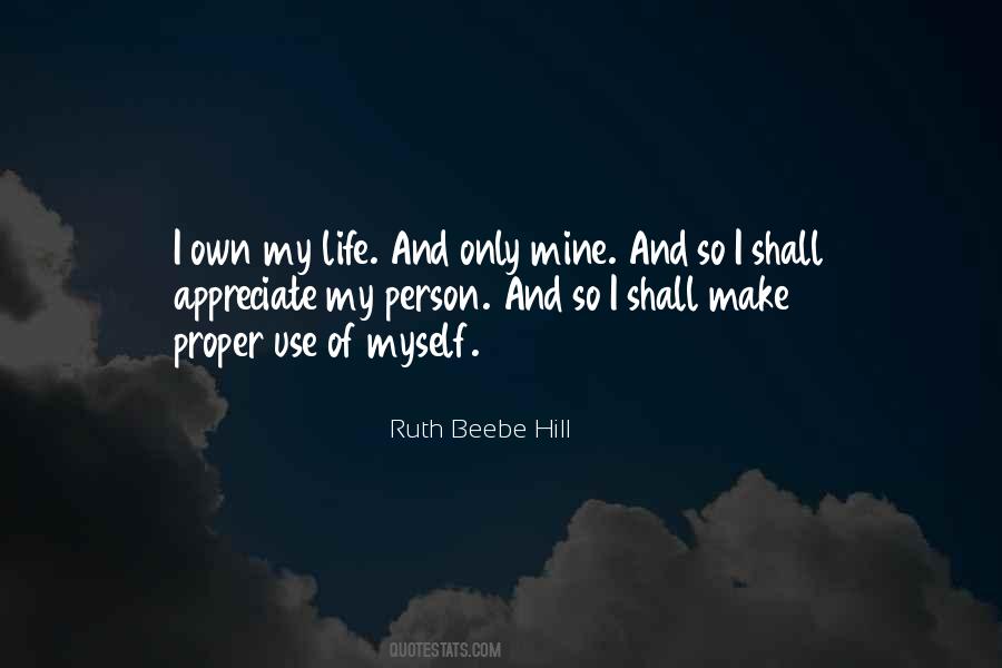 Ruth Beebe Hill Quotes #1834670