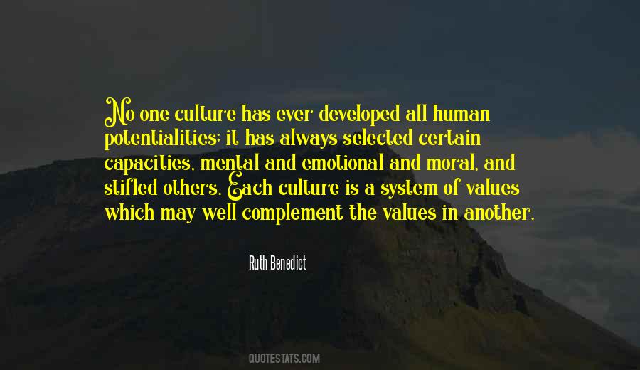 Ruth Benedict Quotes #1018771