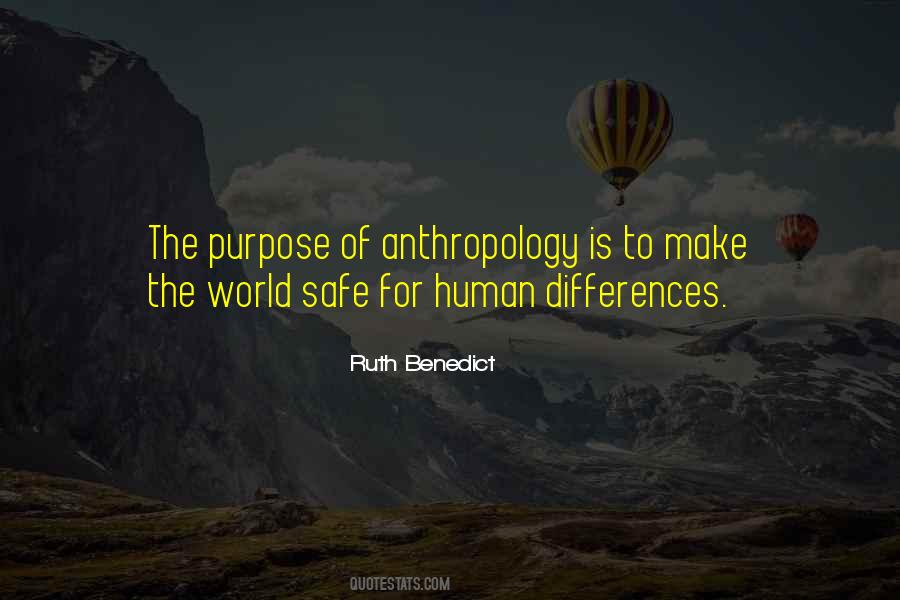 Ruth Benedict Quotes #1775657
