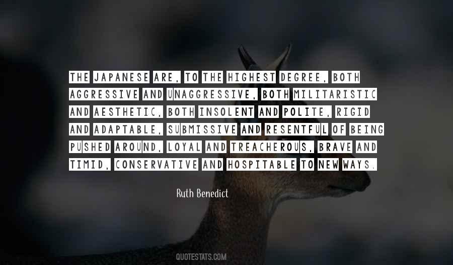 Ruth Benedict Quotes #334540
