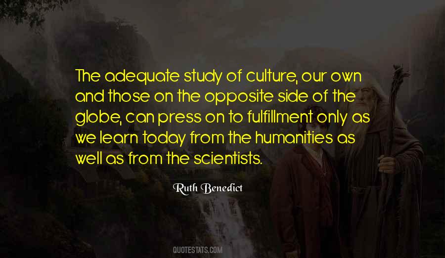 Ruth Benedict Quotes #828819