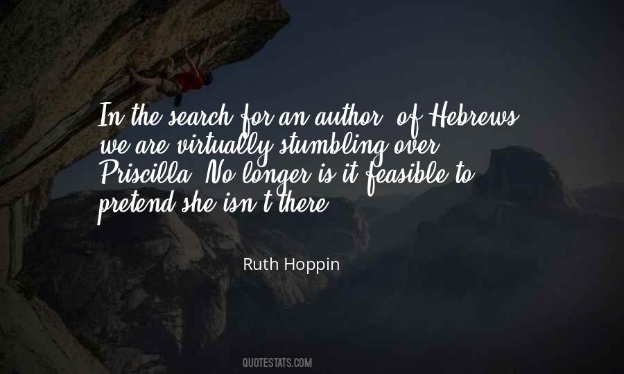 Ruth Hoppin Quotes #1840524