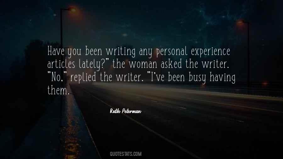 Ruth Peterman Quotes #668963 Ruth Peterman Quotes #668963