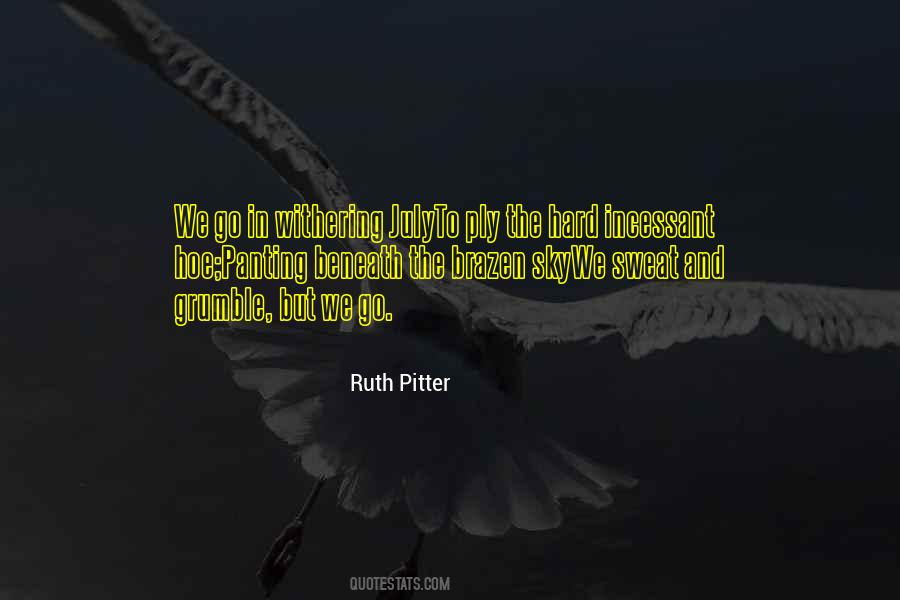 Ruth Pitter Quotes #707531