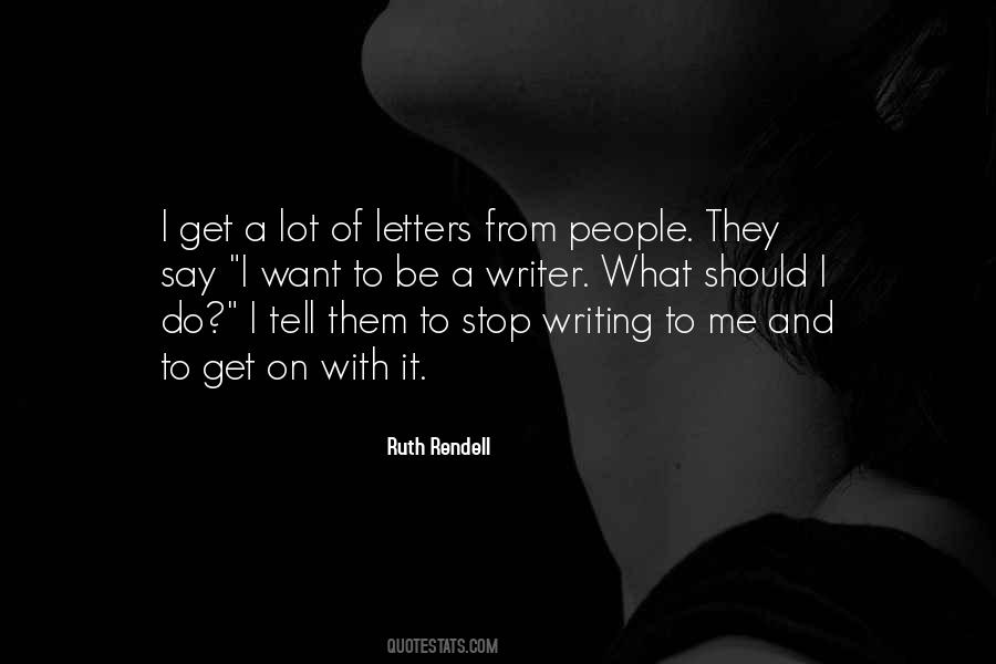 Ruth Rendell Quotes #1747547