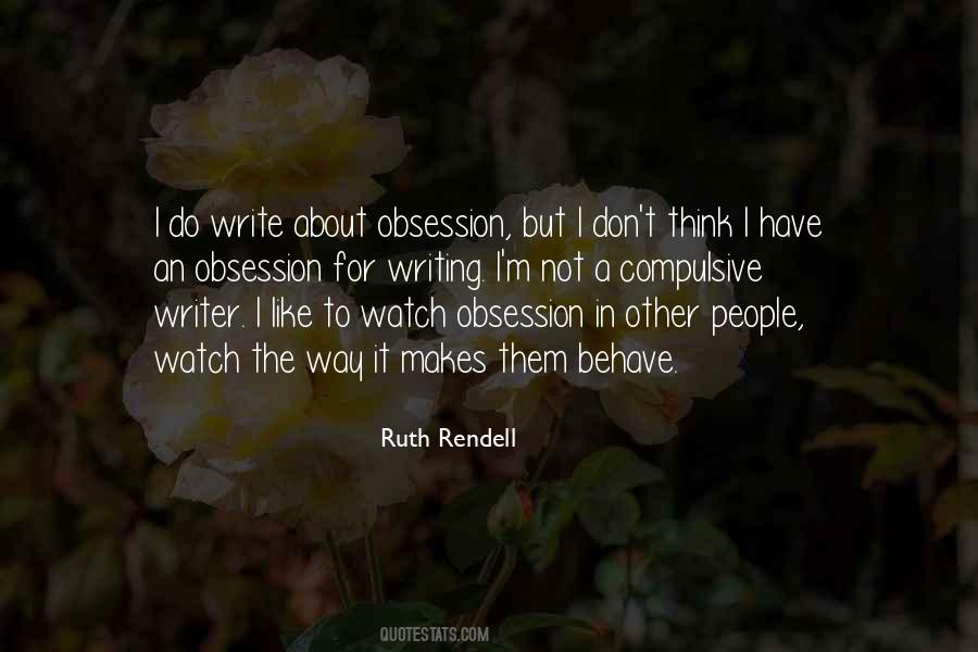 Ruth Rendell Quotes #1864869