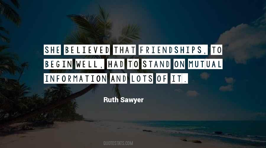 Ruth Sawyer Quotes #1475057