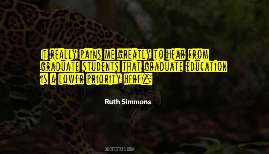 Ruth Simmons Quotes #1496428