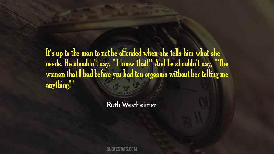 Ruth Westheimer Quotes #410801