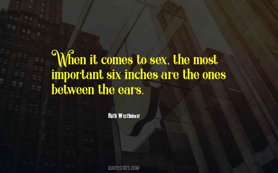 Ruth Westheimer Quotes #437723