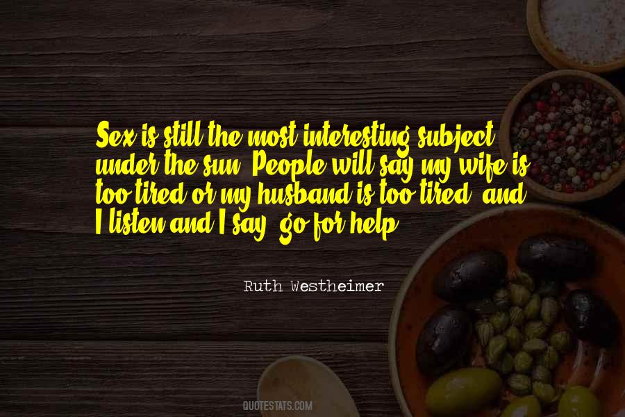 Ruth Westheimer Quotes #645651