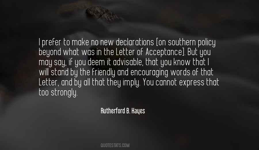 Rutherford B. Hayes Quotes #1634572