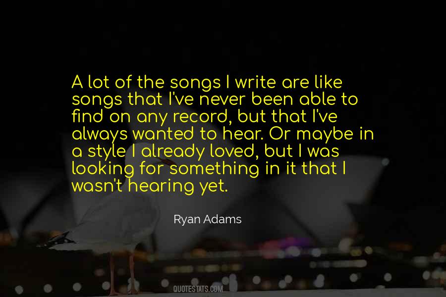 Ryan Adams Quotes #247130