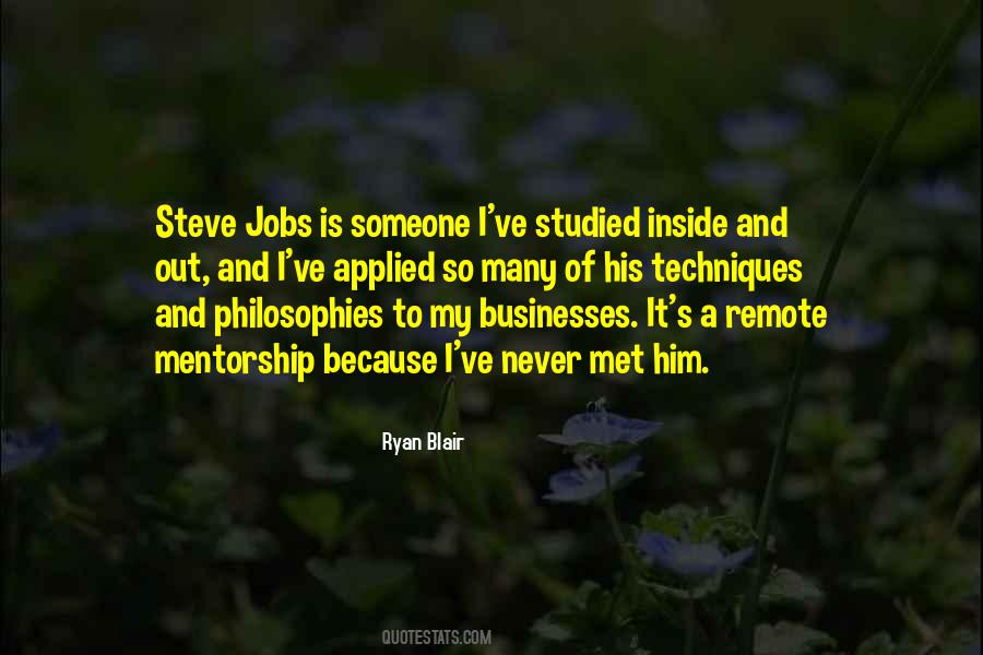 Ryan Blair Quotes #465302