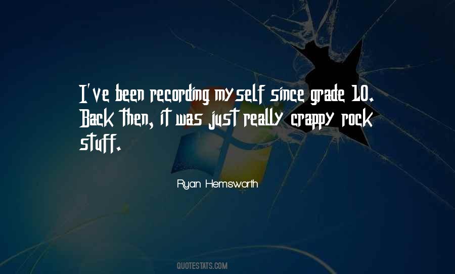 Ryan Hemsworth Quotes #1593972