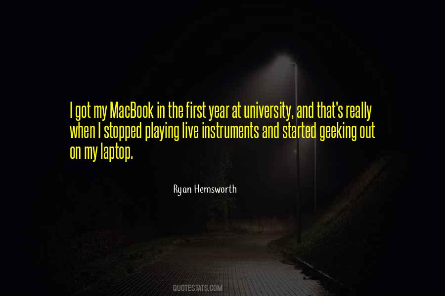 Ryan Hemsworth Quotes #699229