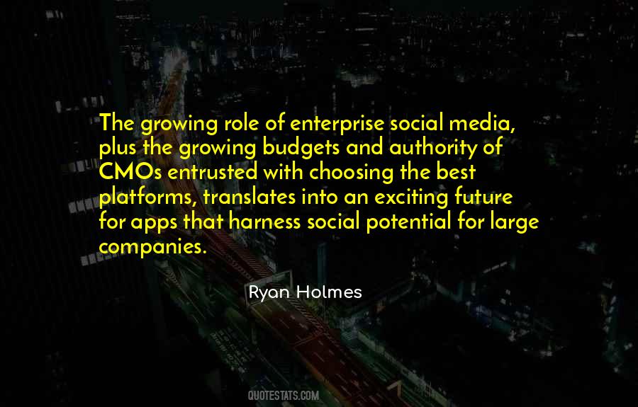 Ryan Holmes Quotes #357978