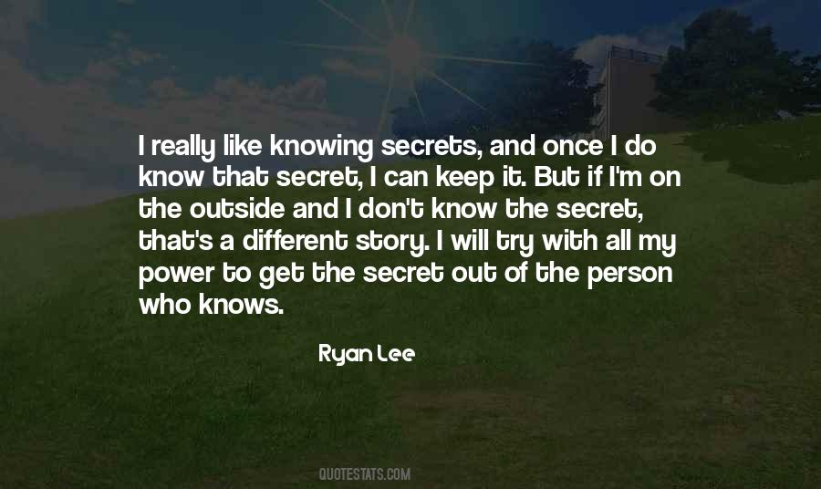 Ryan Lee Quotes #952726