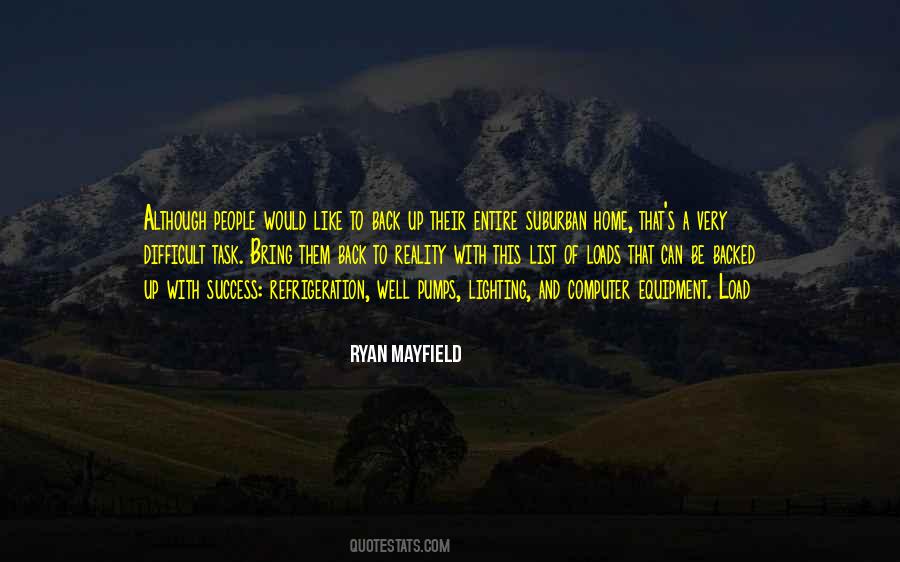 Ryan Mayfield Quotes #1498077