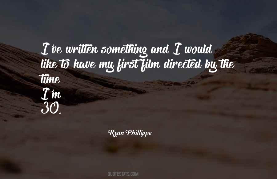 Ryan Phillippe Quotes #372764