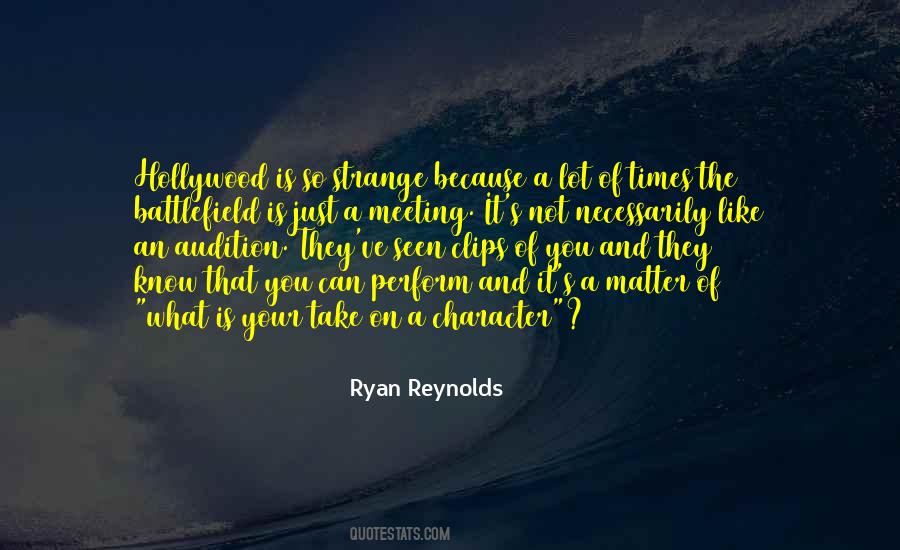 Ryan Reynolds Quotes #1735340