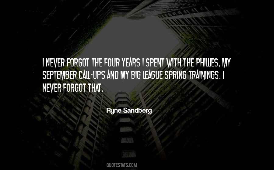 Ryne Sandberg Quotes #302967