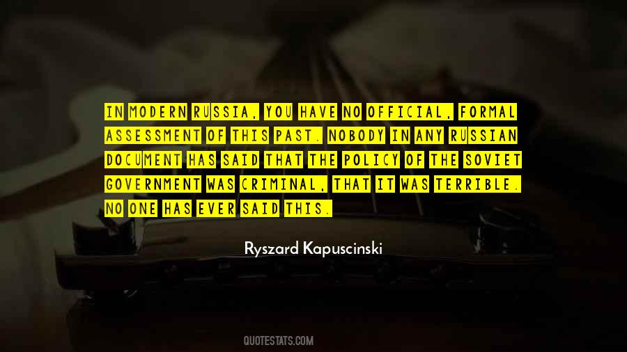 Ryszard Kapuscinski Quotes #332638