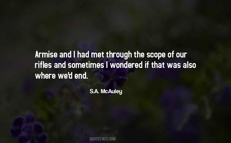 S.A. McAuley Quotes #950150