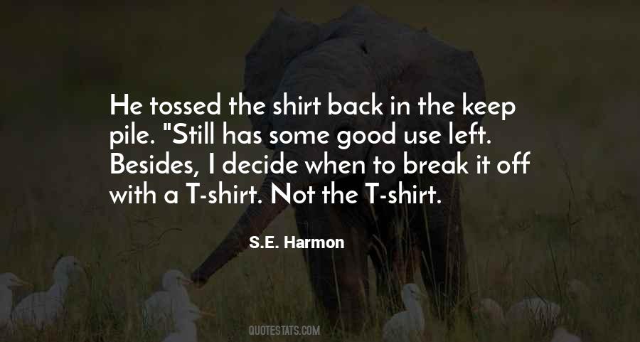 S.E. Harmon Quotes #417454