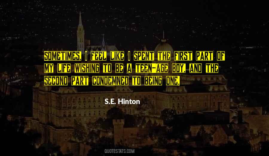 S.E. Hinton Quotes #1725456