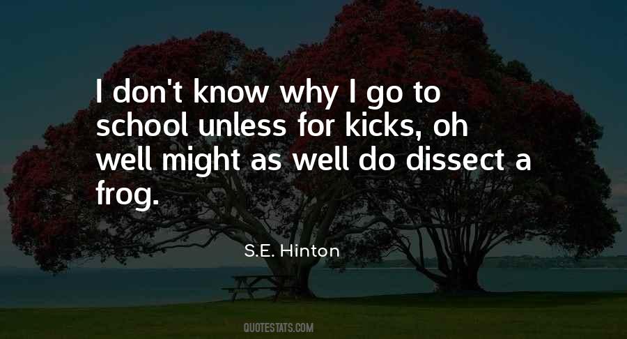 S.E. Hinton Quotes #483309