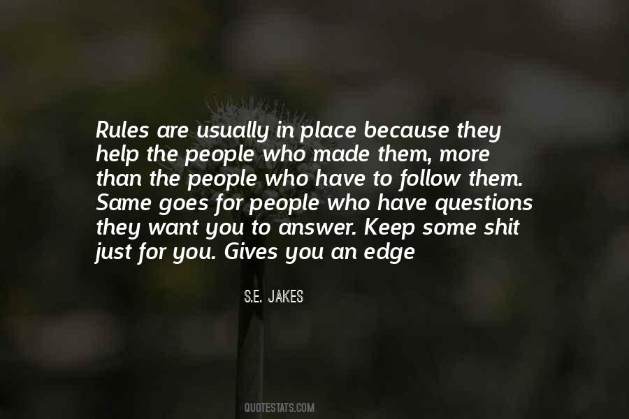 S.E. Jakes Quotes #293396