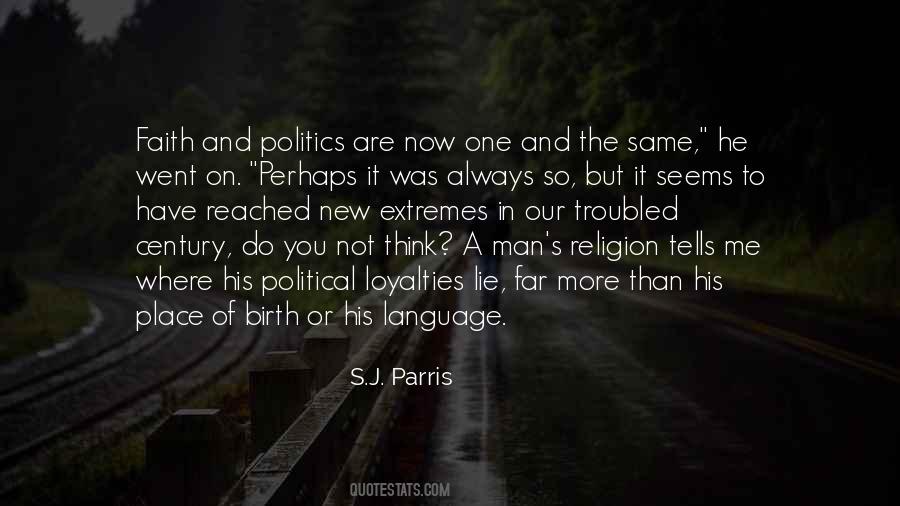 S.J. Parris Quotes #1802170
