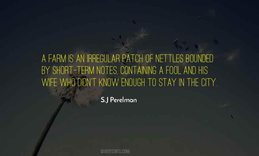 S.J Perelman Quotes #391164