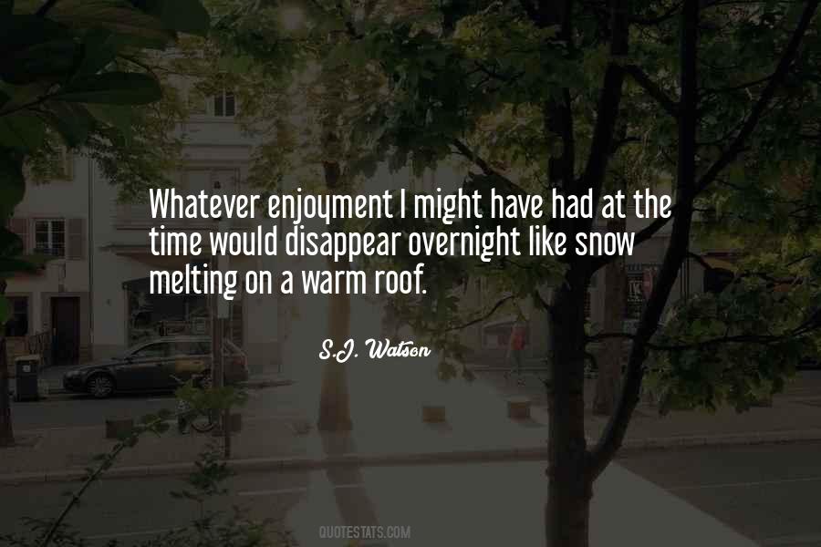 S.J. Watson Quotes #1462392 S.J. Watson Quotes #1462392