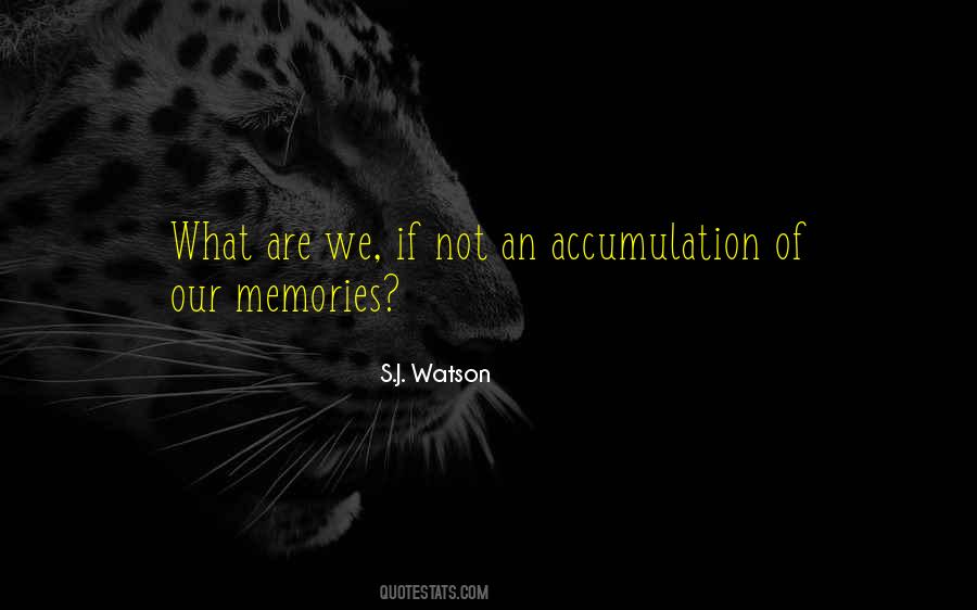 S.J. Watson Quotes #1700777