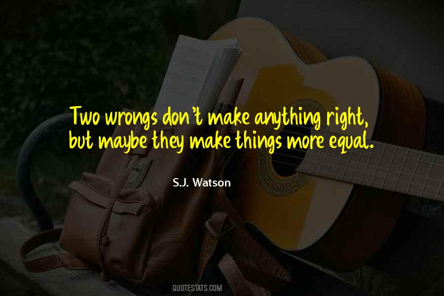 S.J. Watson Quotes #180615