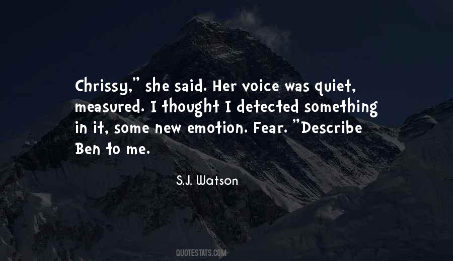 S.J. Watson Quotes #28352 S.J. Watson Quotes #28352