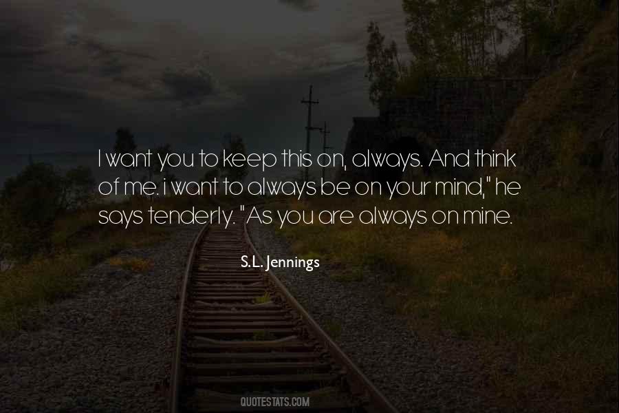 S.L. Jennings Quotes #622961