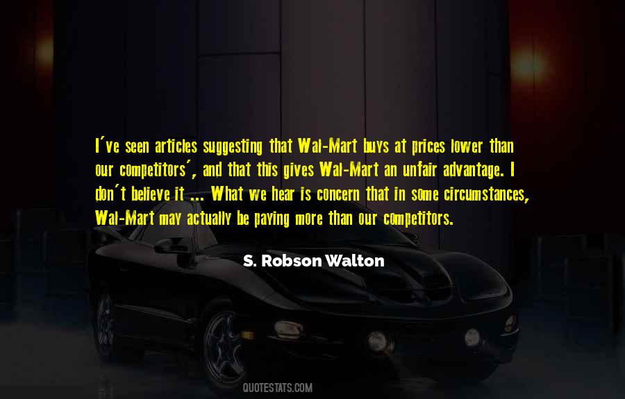 S. Robson Walton Quotes #318990