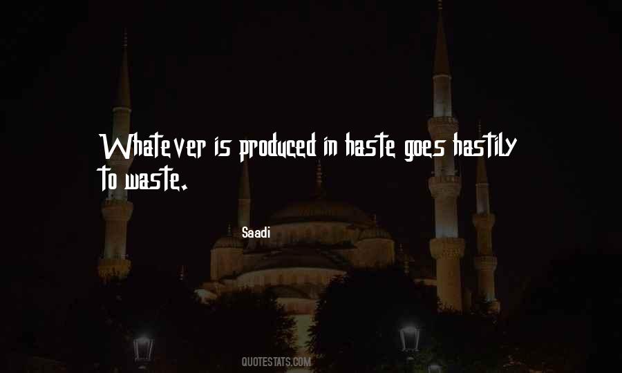 Saadi Quotes #1089773