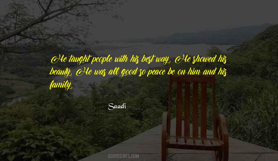 Saadi Quotes #1223282