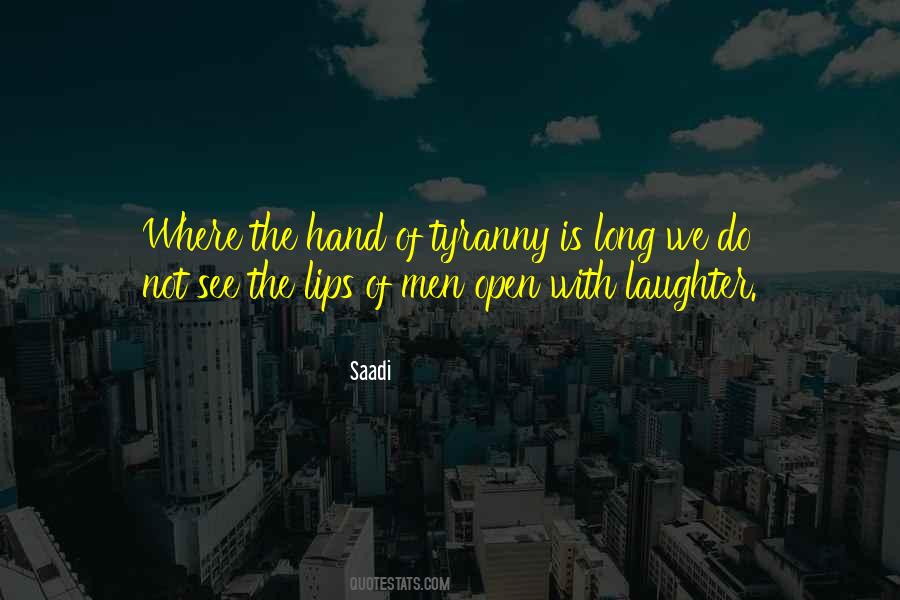 Saadi Quotes #856150