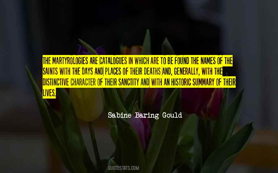 Sabine Baring-Gould Quotes #1075493