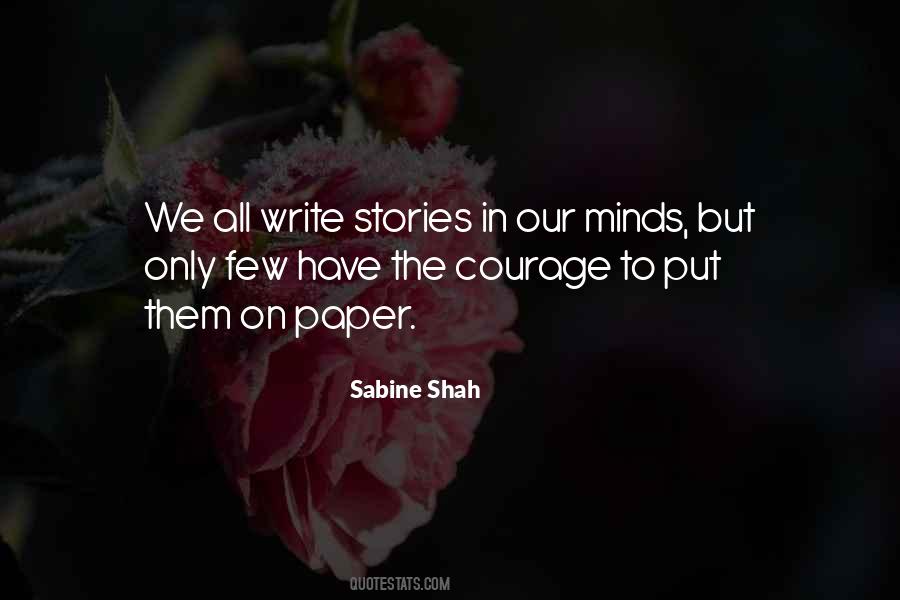 Sabine Shah Quotes #350603
