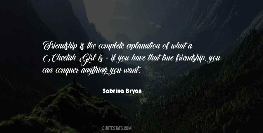 Sabrina Bryan Quotes #90315