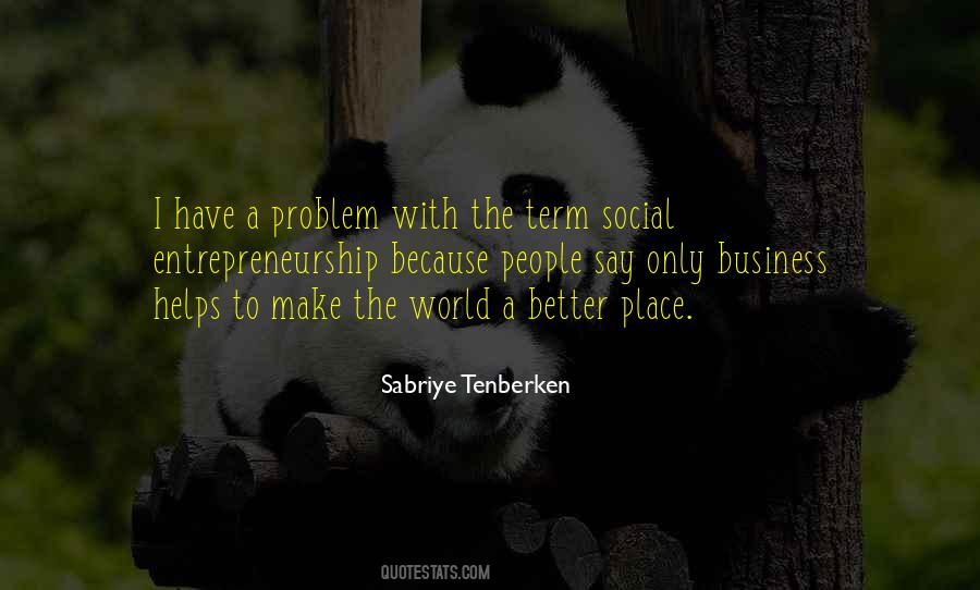 Sabriye Tenberken Quotes #82414