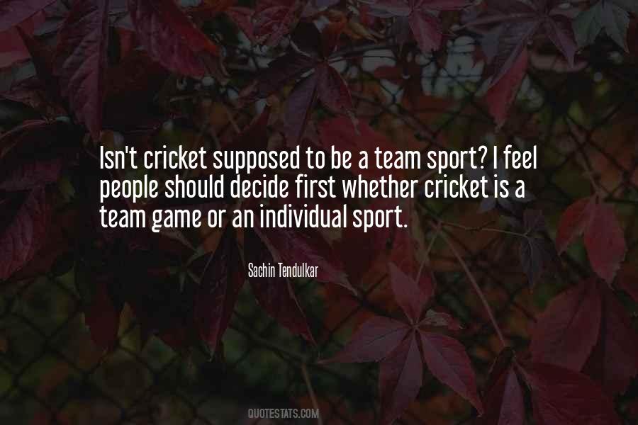 Sachin Tendulkar Quotes #611066