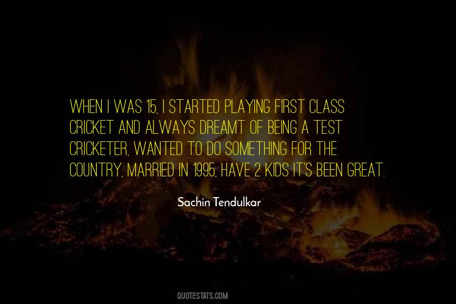 Sachin Tendulkar Quotes #72623