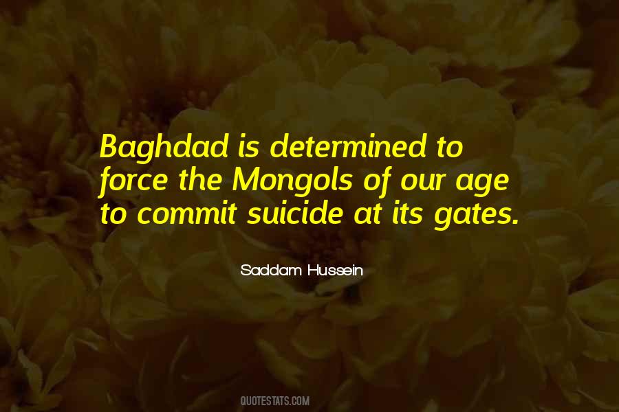 Saddam Hussein Quotes #280223